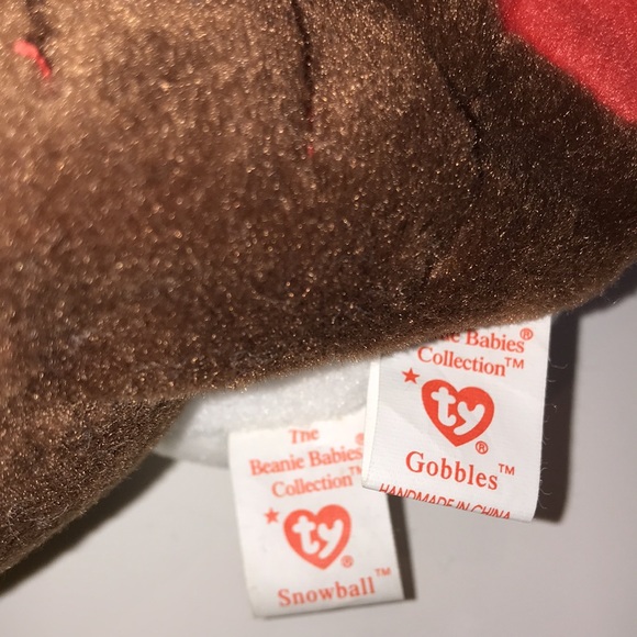 Set of 4 Ty Beanie Babies holiday theme - Picture 7 of 8